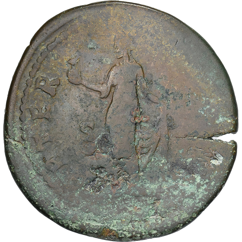 Diva Faustina I, Sesterz, 141, Rome, Bronze, S, RIC:1105a