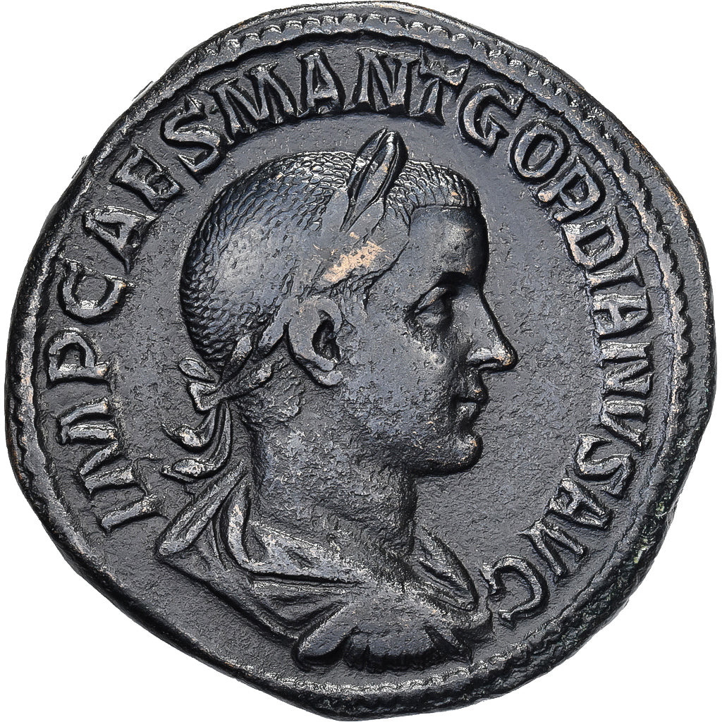 Gordian III, Sesterzio, 238-239, Rome, Bronzo, BB+, RIC:256