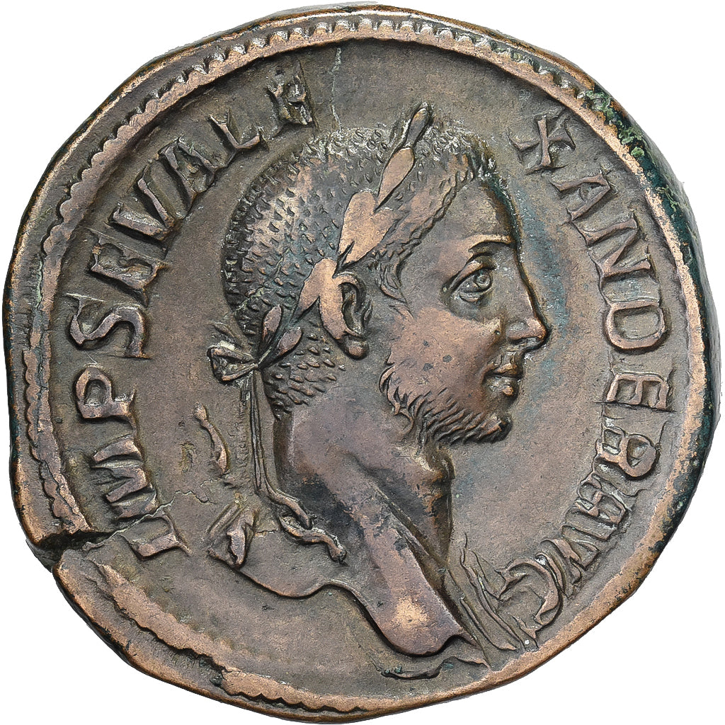 Alexander Severus, Sestertius, 229, Rome, Bronzen, ZF+, RIC:492