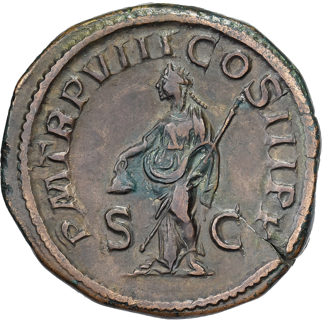 Alexander Severus, Sestertius, 229, Rome, Bronzen, ZF+, RIC:492