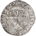 Francia, Henry VI, Blanc aux Écus, 1422-1449, Rouen, Biglione, BB+