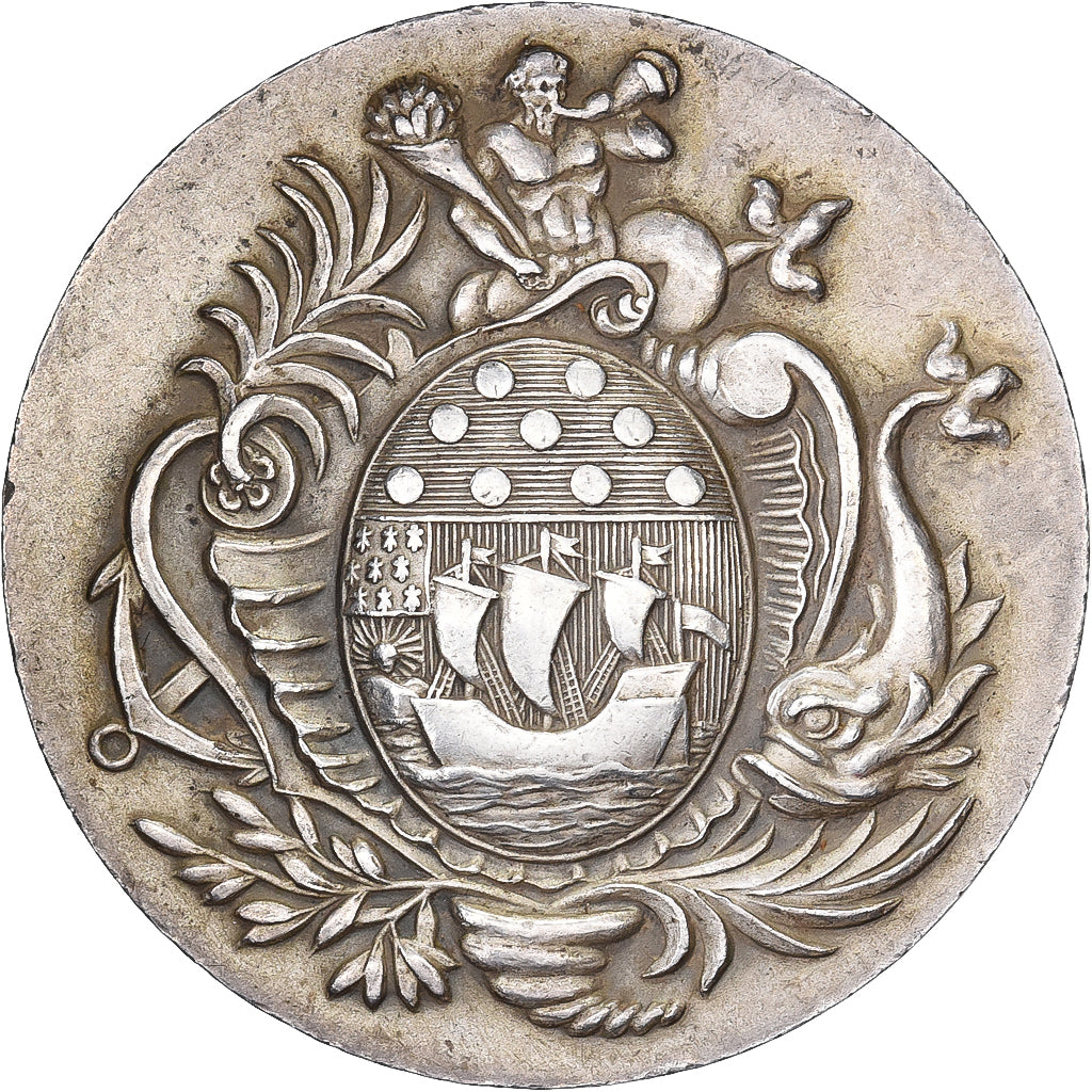 França, Token, Caisse d'Épargne de Lorient, n.d., Prata, MS(60-62)