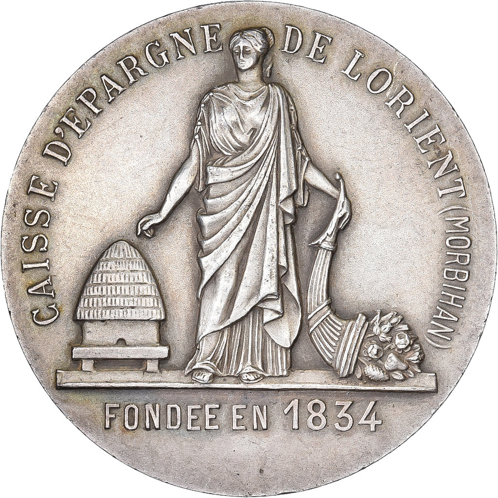 France, Jeton, Caisse d'Épargne de Lorient, n.d., Argent, SUP+