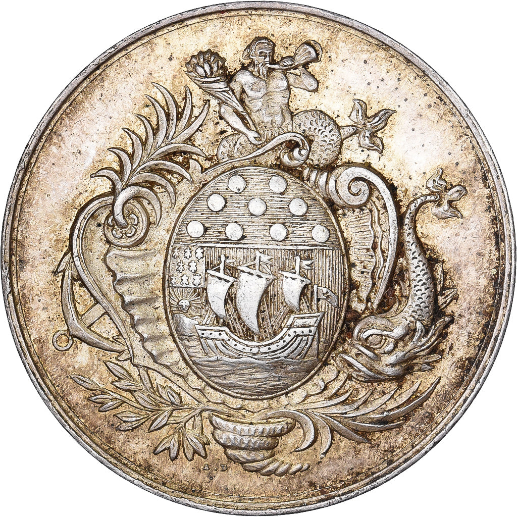 França, Token, Caisse d'Épargne de Lorient, n.d., Prata, MS(60-62)