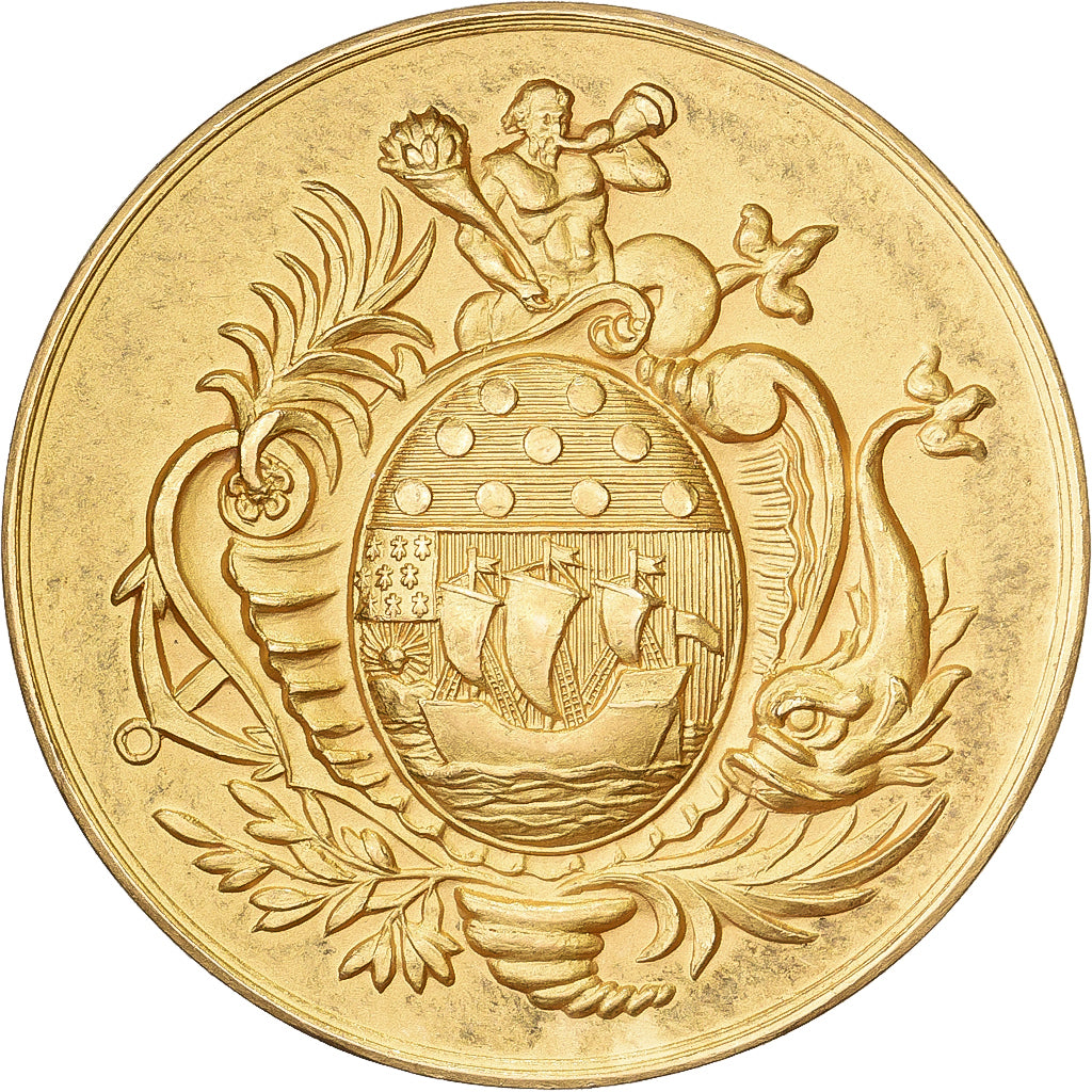 França, Token, Caisse d'Épargne de Lorient, n.d., Dourado, MS(60-62)