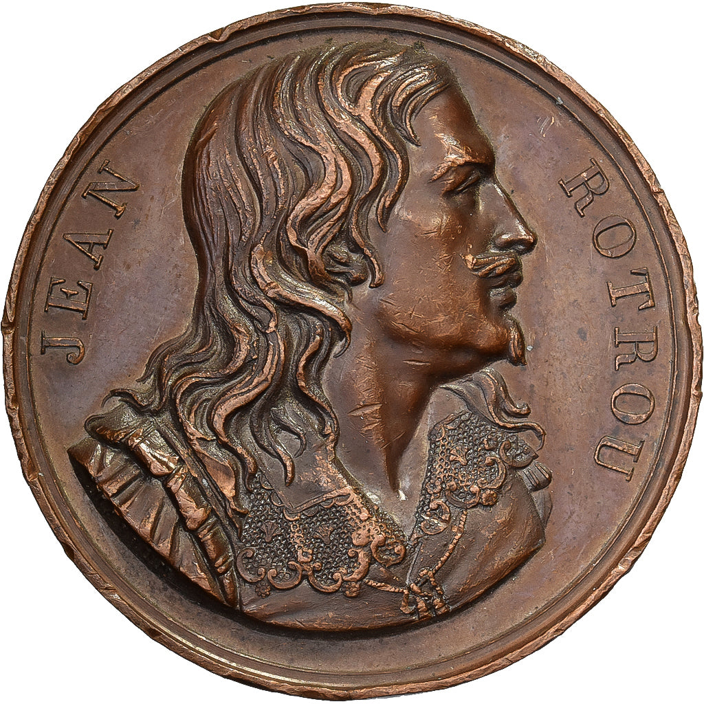 Francja, medal, Jean Rotrou, Galerie Métallique, 1818, Brązowy, Gayrard