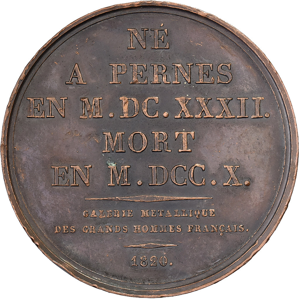 Frankrijk, Medaille, Esprit Fléchier, Galerie Métallique, 1820, Bronzen