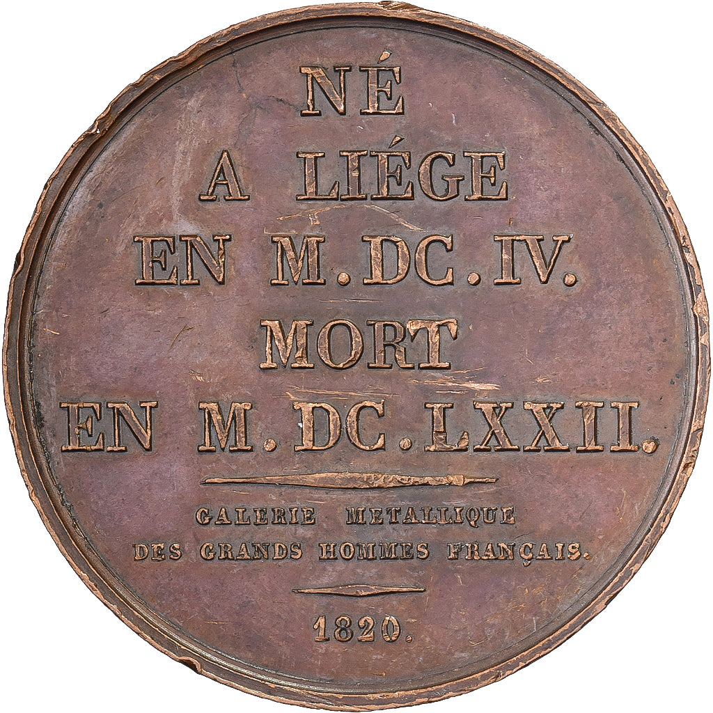 Frankrijk, Medaille, Jean Varin, Galerie Métallique, 1820, Bronzen, Gatteaux