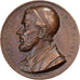 França, medalha, François Rabelais, Galerie Métallique, 1818, Bronze
