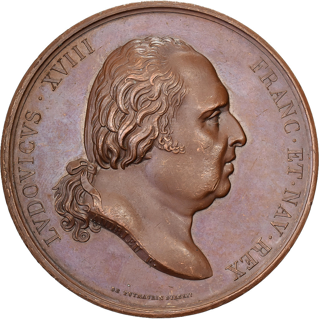 França, medalha, Franco-America Treaty of Navigation and Commerce, 1822