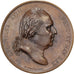 França, medalha, Luís XVIII, Creusement des Canaux, 1822, Bronze, Andrieu