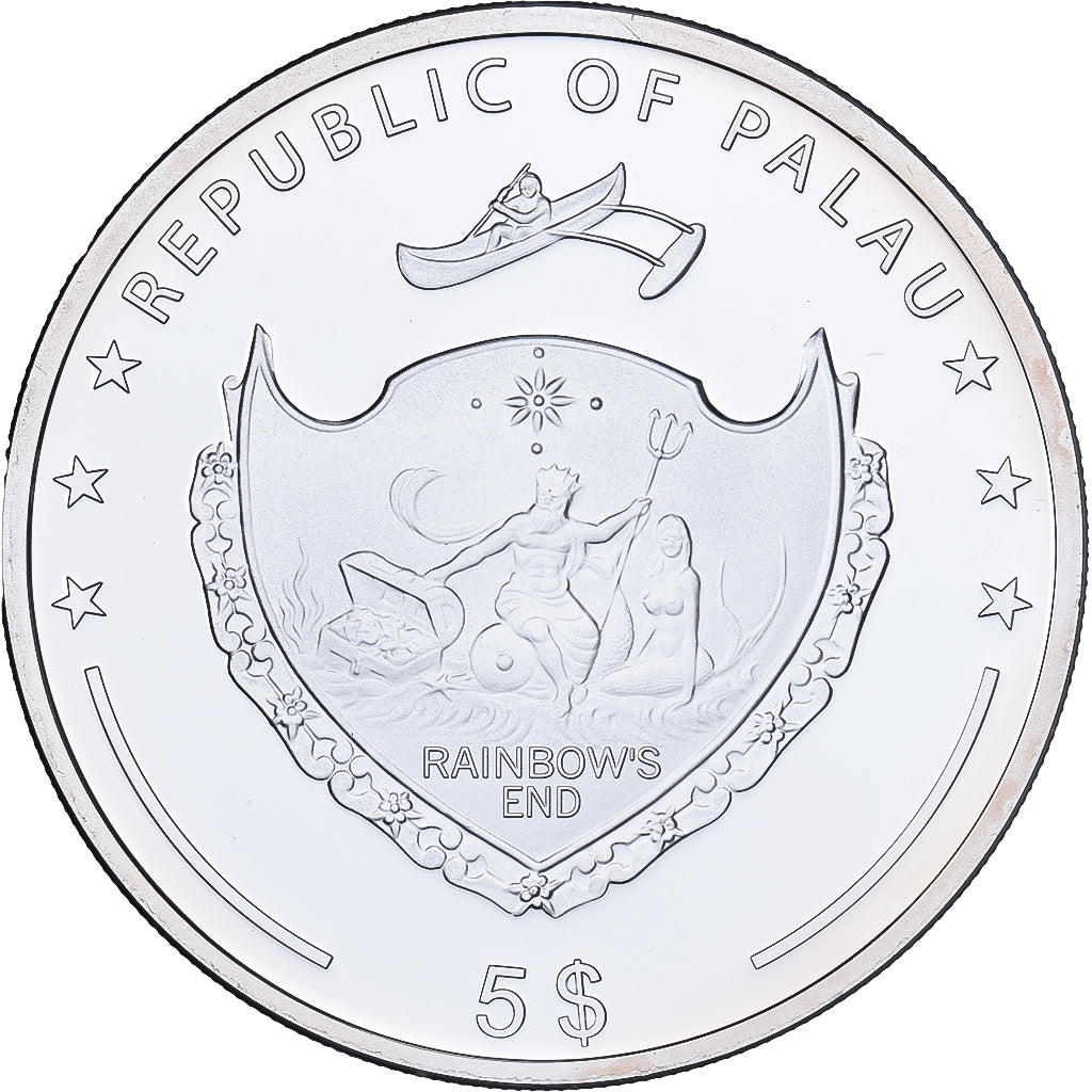 Palau, 5 Dollars, Cadillac Eldorado Biarritz, 125 Years of Automobile, 2011