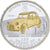 Palau, 5 Dollars, Citroën 2 CV, 125 Years of Automobile, 2011, Proof, Silver