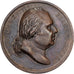 Francia, medaglia, Louis XVIII, Treaty of Paris, 1814, Bronzo, Andrieu, SPL