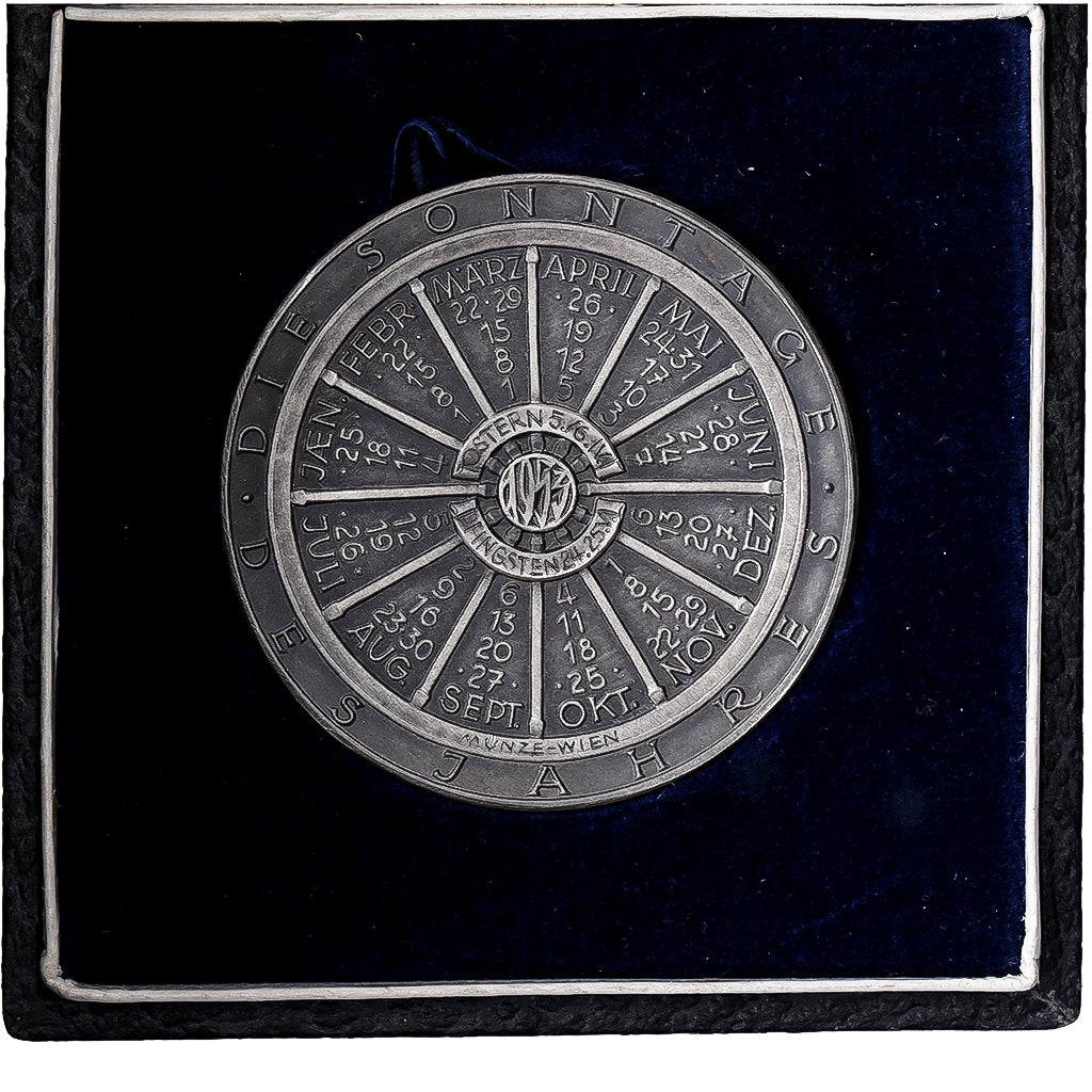 Austria, Medal, Single Year Calendar, 1953, Silver, MS(65-70)