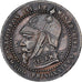 France, Monnaie satirique, Napoléon III, Sedan, n.d., Copper, AU(55-58)