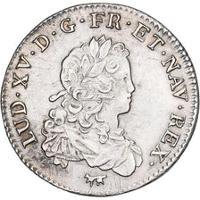France, Louis XV, 1/3 écu de France, 1721, Paris, Silver, AU(55-58)