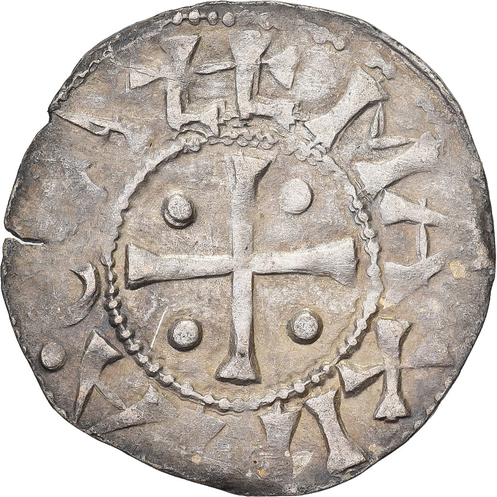 Archbishopric of Vienne, Denier, ca. 1150-1200, Lingote, EF(40-45), Boudeau:1045