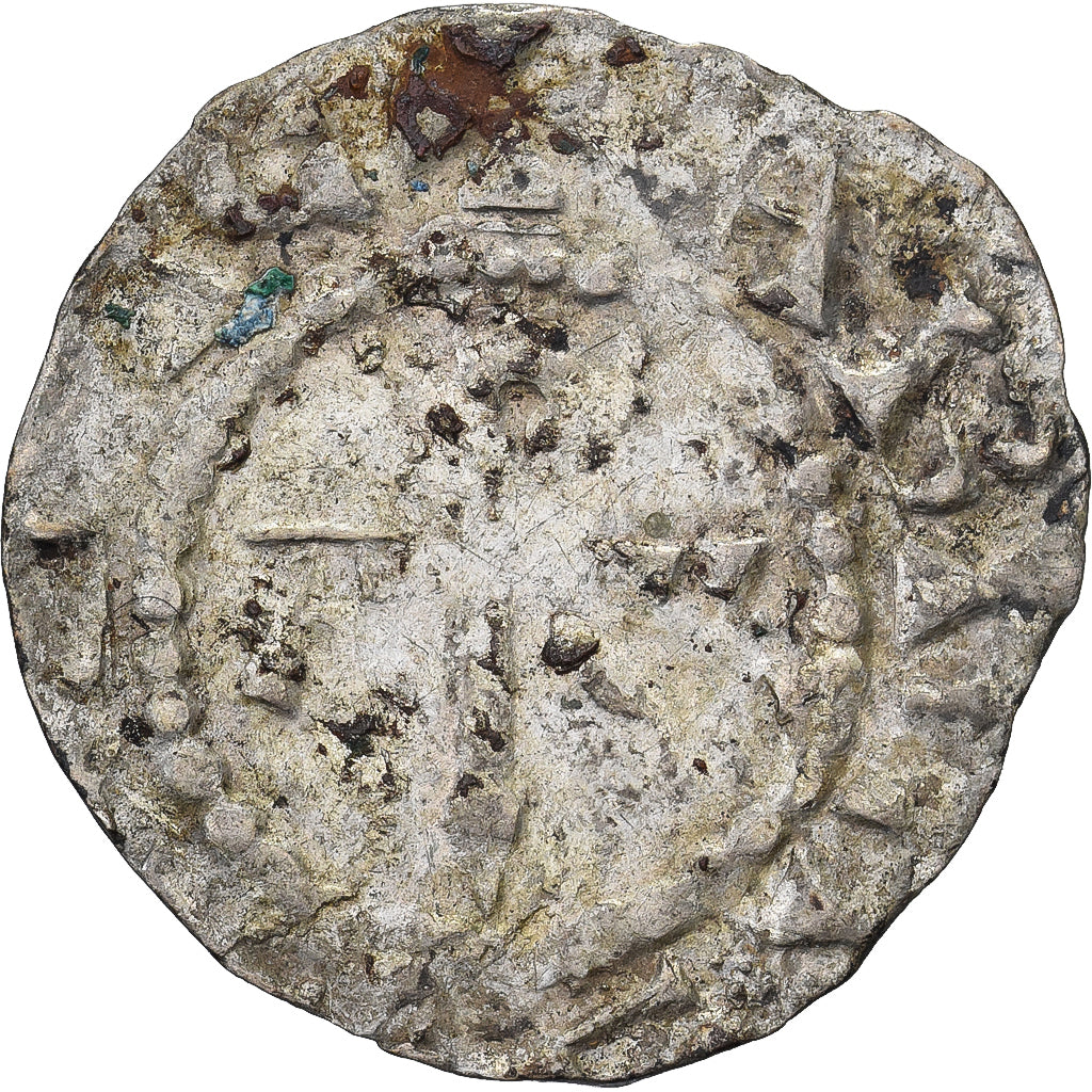 Abbey of Corbie, Denier, Bilon, VF(20-25), Boudeau:1909