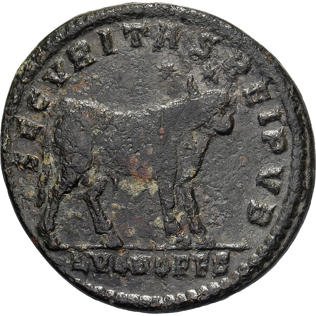 Julian II, Double Maiorina, 360-363, Lyon - Lugdunum, Bronze, EF(40-45), RIC:236