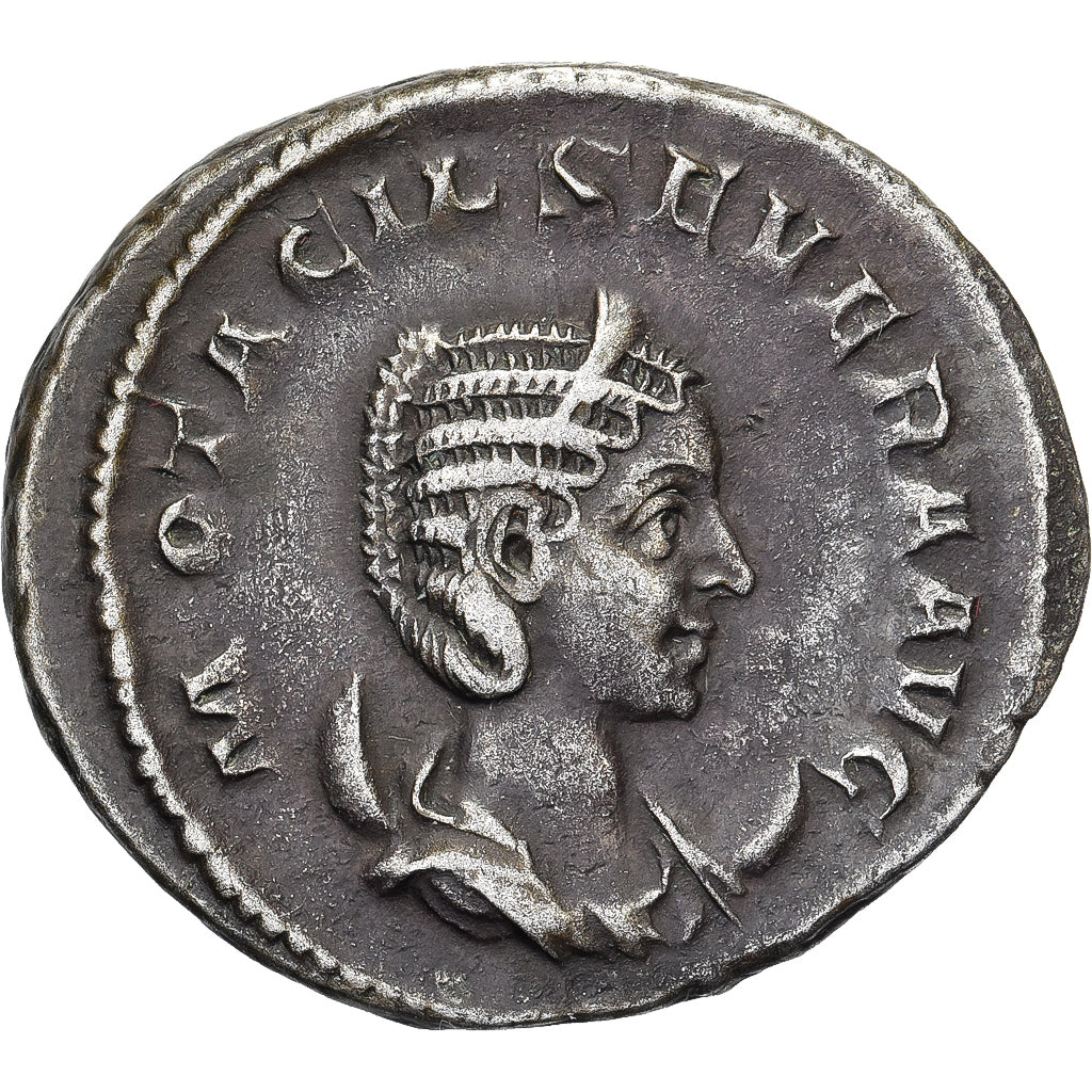 Otacilia Severa, Antoninianus, 246-248, Rome, Silver, AU(50-53), RIC:125c