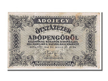 Banknote, Hungary, 500,000 (Ötszazezer) Adópengö, 1946, AU(55-58)