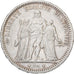 France, 5 Francs, Hercule, Camélinat, 1871, Paris, Silver, EF(40-45)
