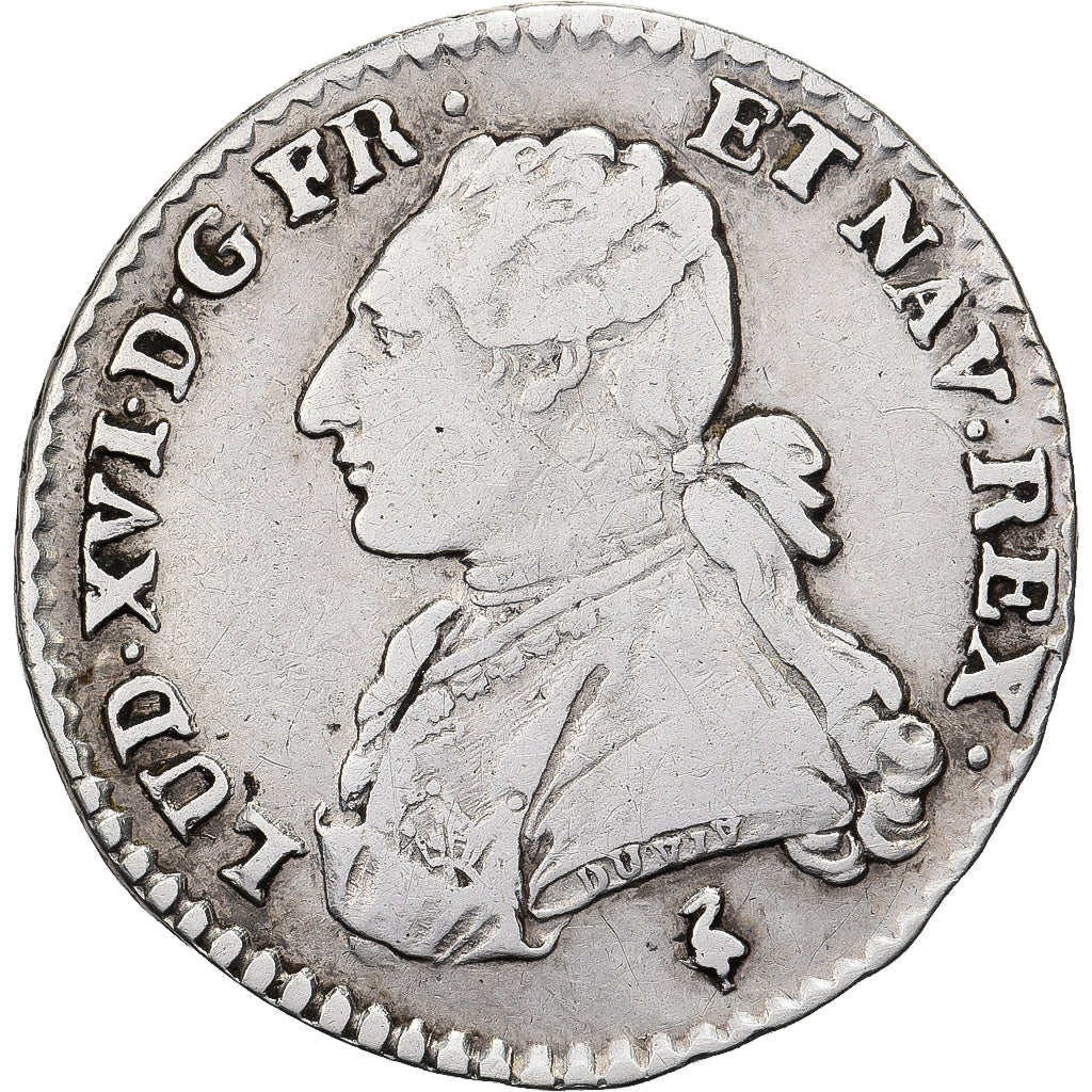 France, Louis XVI, 1/10 Écu aux branches d'olivier, 1785, Paris, Argent, TB+