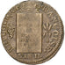 Frankreich, Sol aux Balances, 1793 / AN II, Dijon, Bronze, SS, Gadoury:19