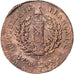Frankreich, 2 Sols, 1793 / An 2, Mayence, Siege Coinage, Kupfer, S+, Gadoury:66
