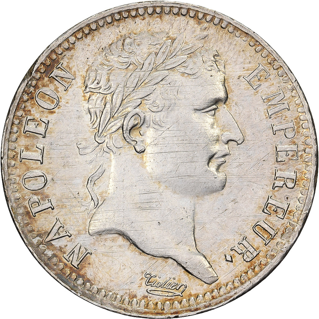 France, Napoleon I, 1 Franc, 1812, Limoges, Silver, AU(55-58), Gadoury:447