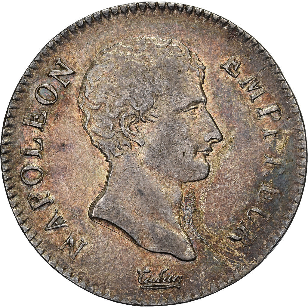 Francia, Napoleon I, 2 Francs, AN 13, Paris, Plata, MBC+, Gadoury:495
