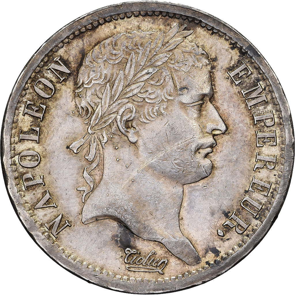 Francia, Napoleon I, 2 Francs, 1810, Paris, Argento, BB+, Gadoury:500