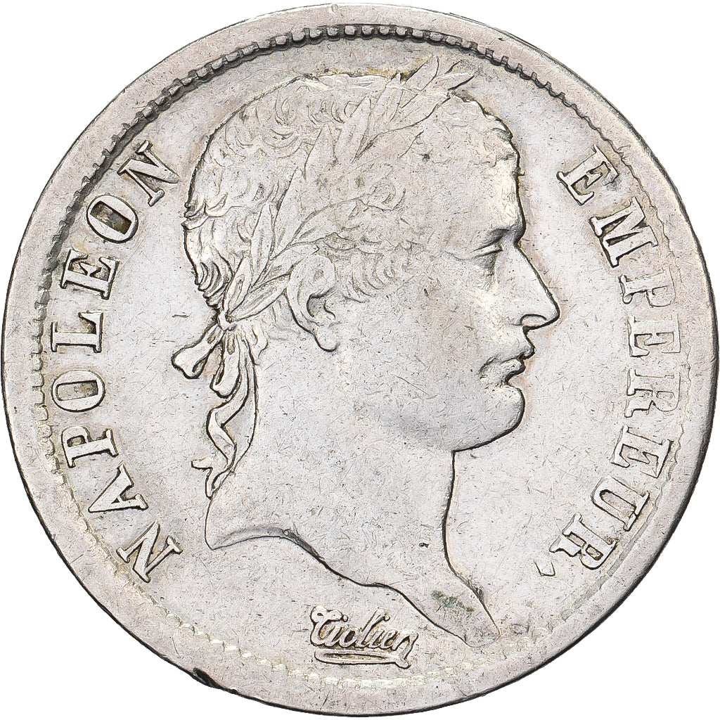 Frankreich, Napoleon I, 2 Francs, 1812, Rouen, Silber, S+, Gadoury:500