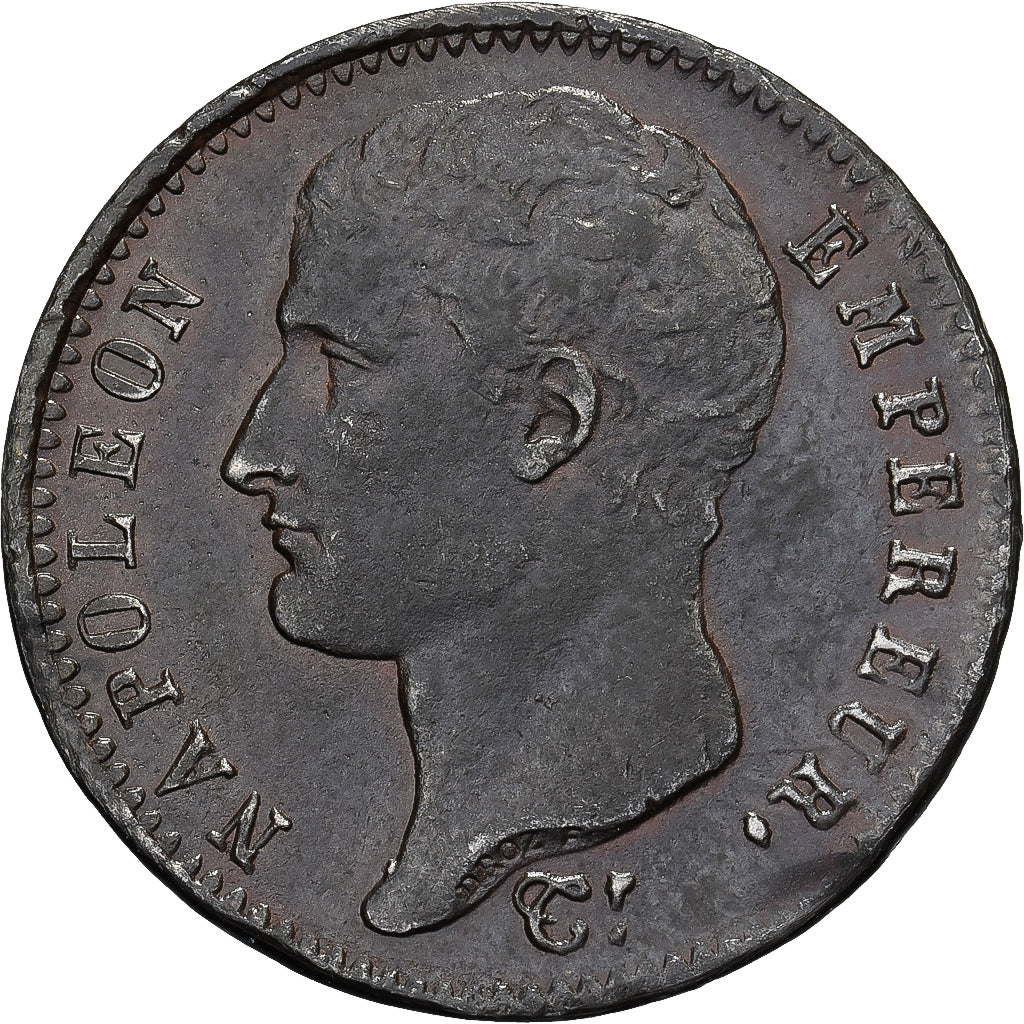 France, Napoléon Ier, 20 Francs, 1807, Paris, Faux d'époque, Étain bronzé