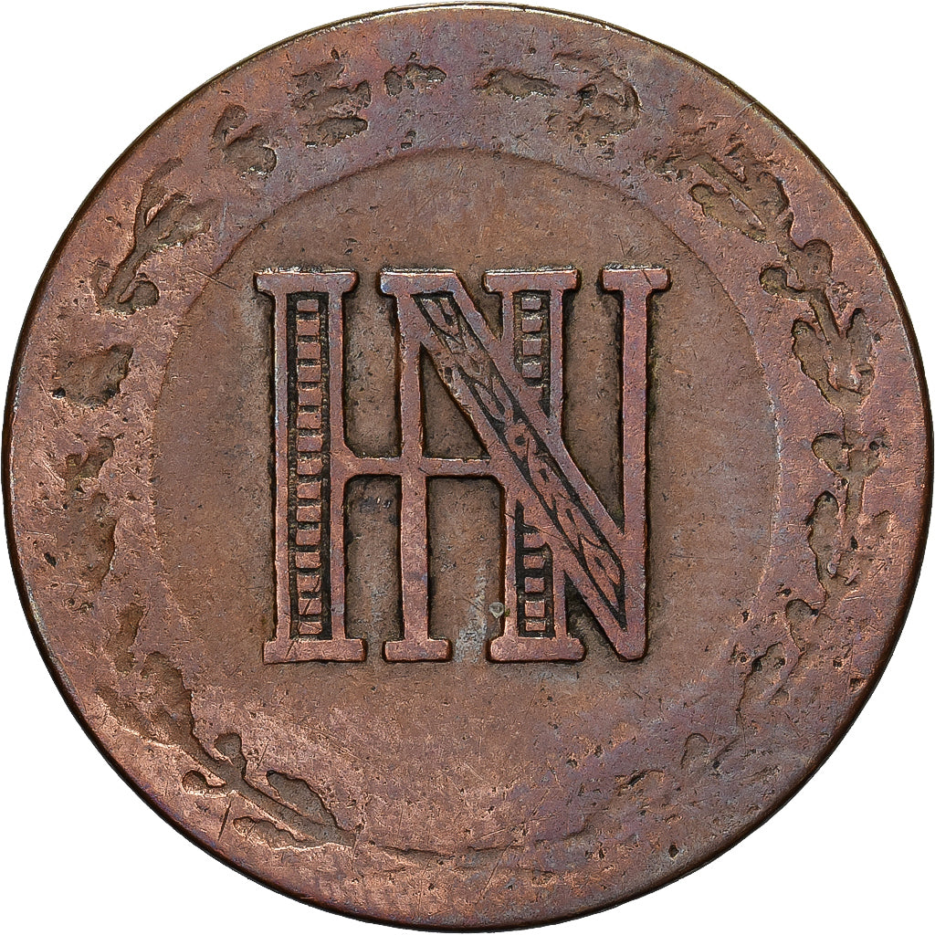 Kingdom of Westphalia, Jérôme Bonaparte, 2 Centimes, 1812, Cassel, Copper