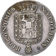 Kingdom of Westphalia, Jérôme Bonaparte, 1/6 Thaler, 1810, Clausthal, Argento