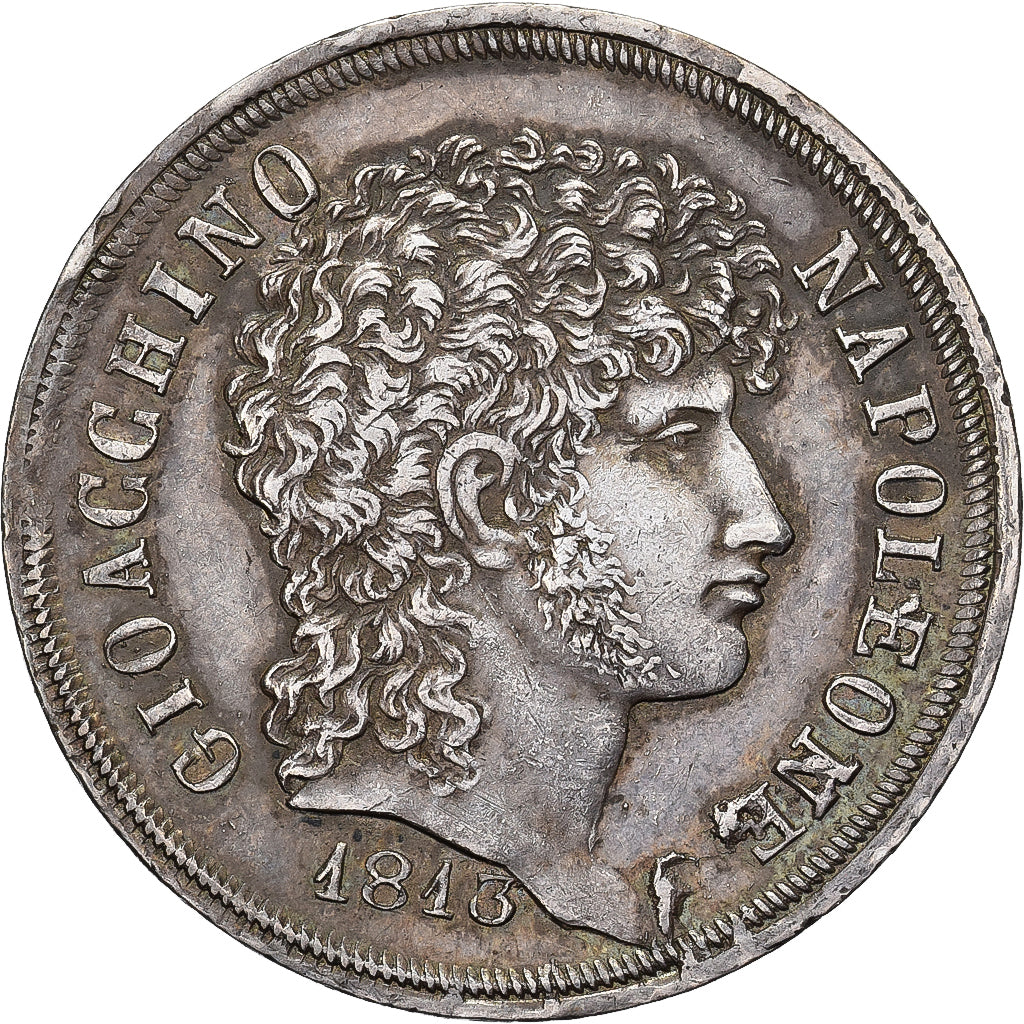 Royaume de Naples, Joachim Murat, 2 Lire, 1813, Naples, Argent, TTB+