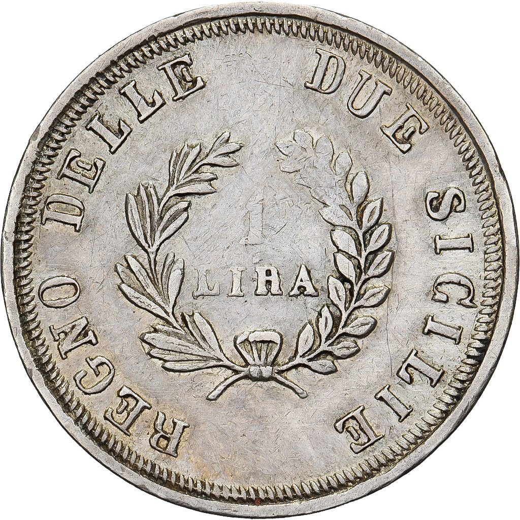 Kingdom of Naples, Joachim Murat, 1 Lire, 1813, Naples, Silver, EF(40-45)