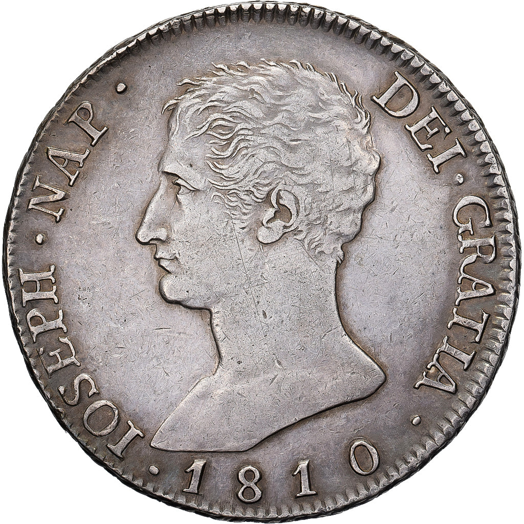 Spagna, José I Bonaparte, 20 Réales, 1810, Madrid, Argento, BB+