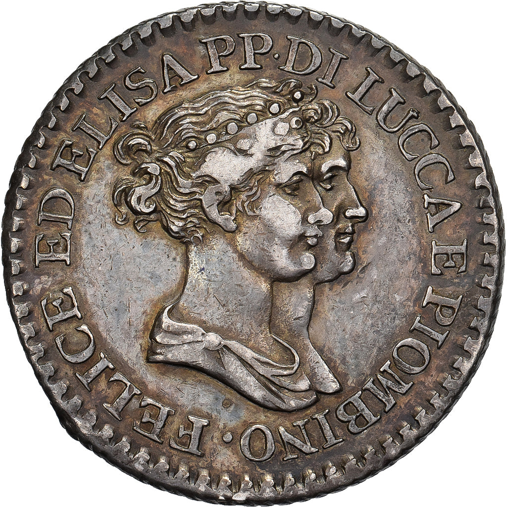 Principauté de Lucques et Piombino, Félix et Élisa, 1 Franco, 1807, Florence