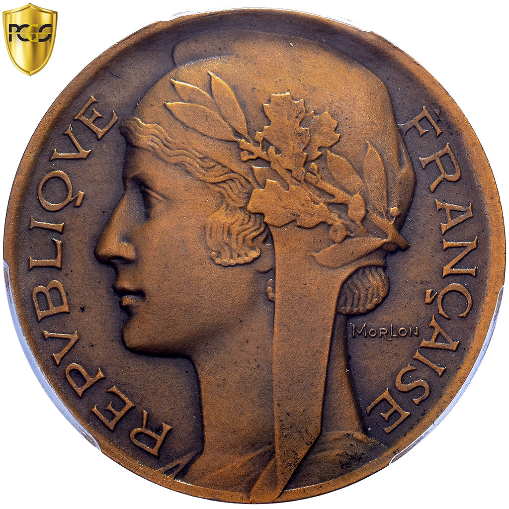 Frankrijk, 5 Francs, Morlon, n.d., Observe uniface prototype, Cupro-Aluminium