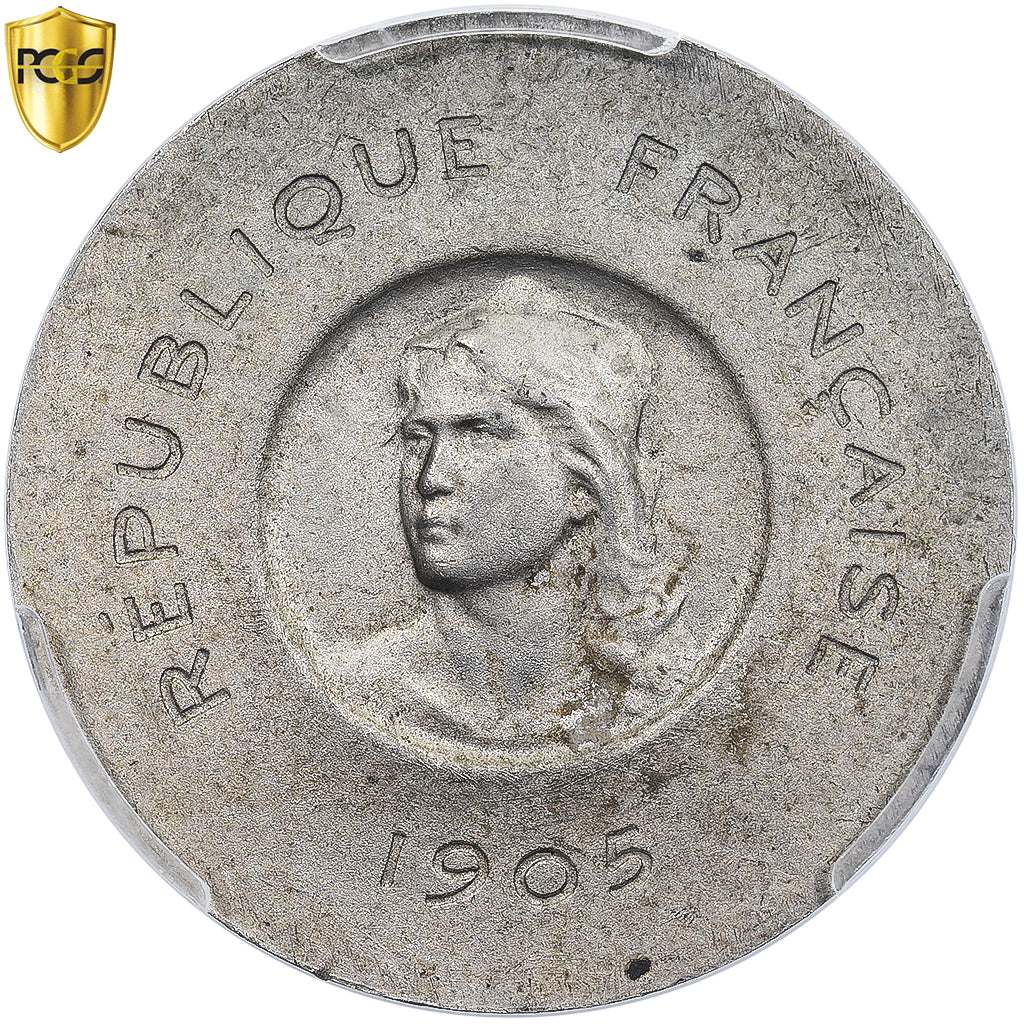 Frankreich, 10 Centimes, François Rude, 1905, Specimen, Nickel, PCGS, SP64