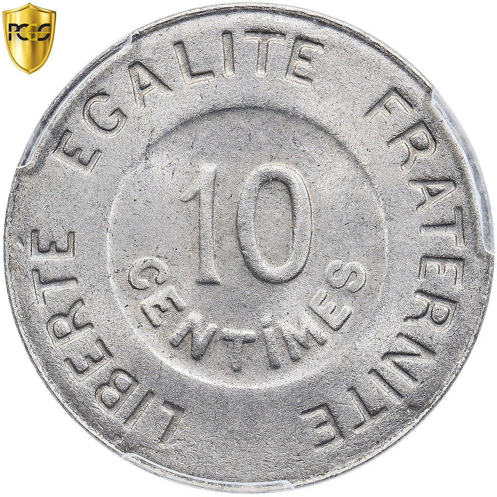 Francja, 10 Centimes, François Rude, 1905, Egzemplarz, Nikiel, PCGS, SP66