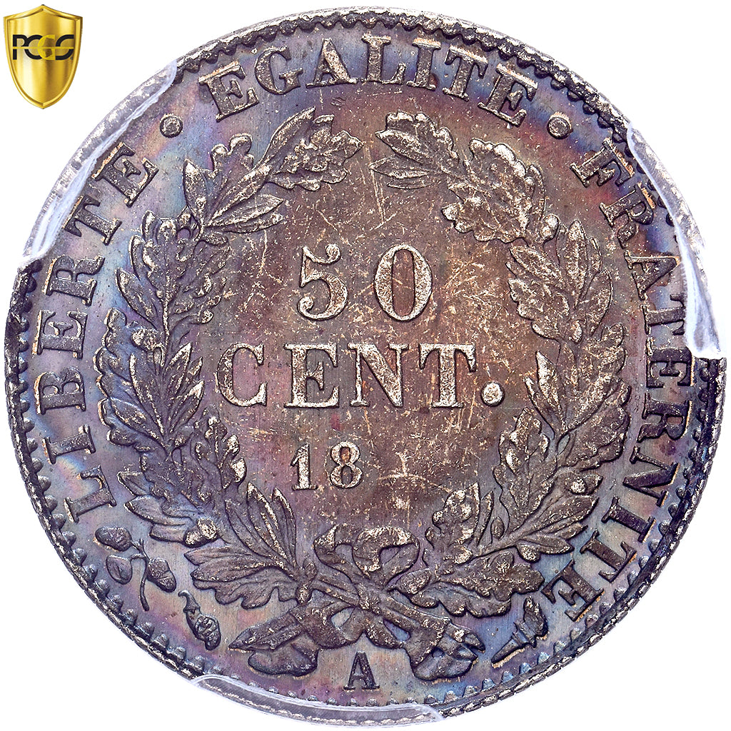 France, 50 Centimes, Cérès, 18-- (1896), Paris, Épreuve, Argent, SUP+