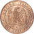 France, Napoleon III, 10 Centimes, 1863, Paris, Copper, AU(55-58), Gadoury:253