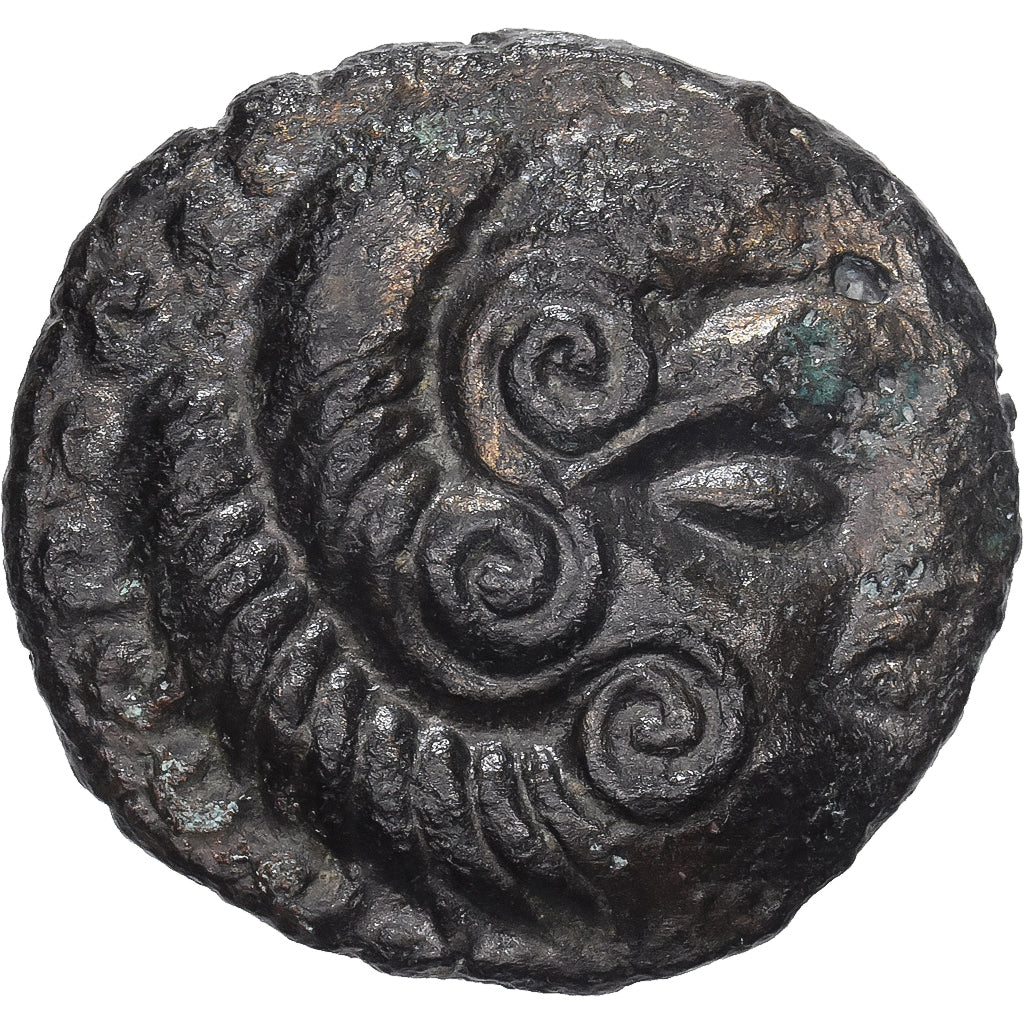 Coriosolites, Statère, ca. 80-50 BC, Billon, TTB+, Latour:6634, Delestrée:2338