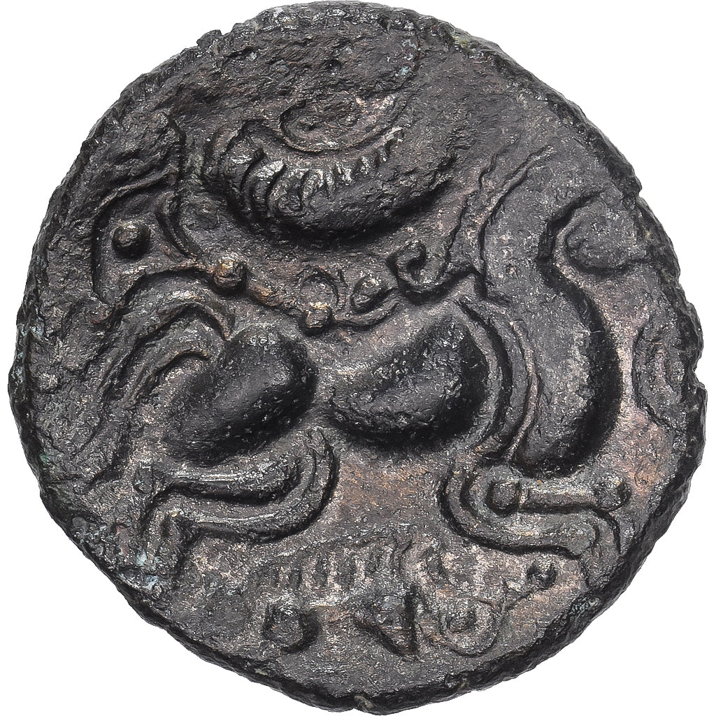 Coriosolites, Statère, ca. 80-50 BC, Billon, TTB+, Latour:6634, Delestrée:2338
