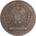 Roman Republic, 3 Baiocchi, 1849, Rome, Bronze, AU(55-58)