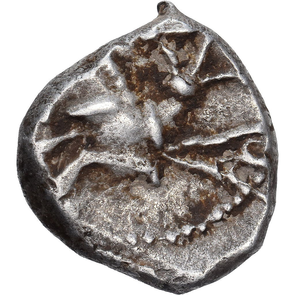 Allobroges, Denier à l'hippocampe, 2nd-1st centuries BC, Silver, AU(50-53)